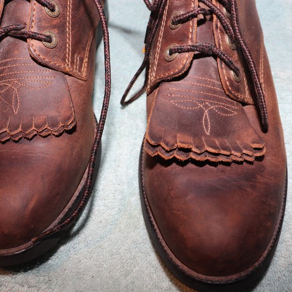 Ariat Heritage Lacer II Western Boots – Women’s Size 7.5 (Distressed Brown) - Picture 2 of 9